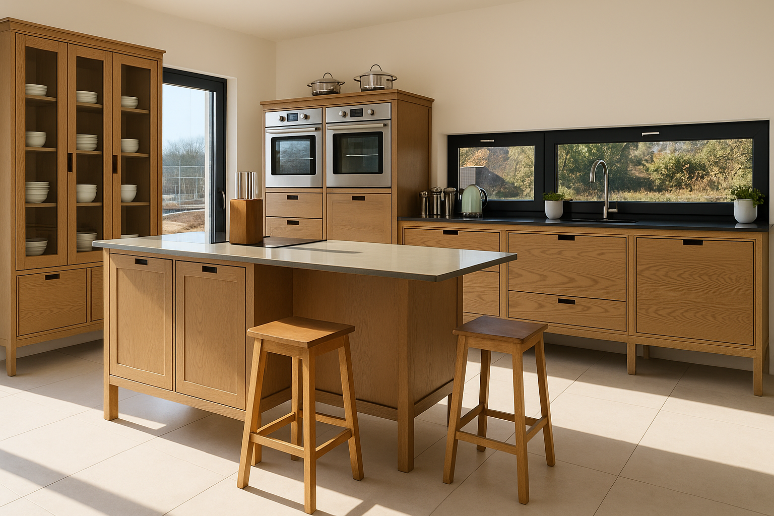 gibsons cabinet makers contemporay style kitchen