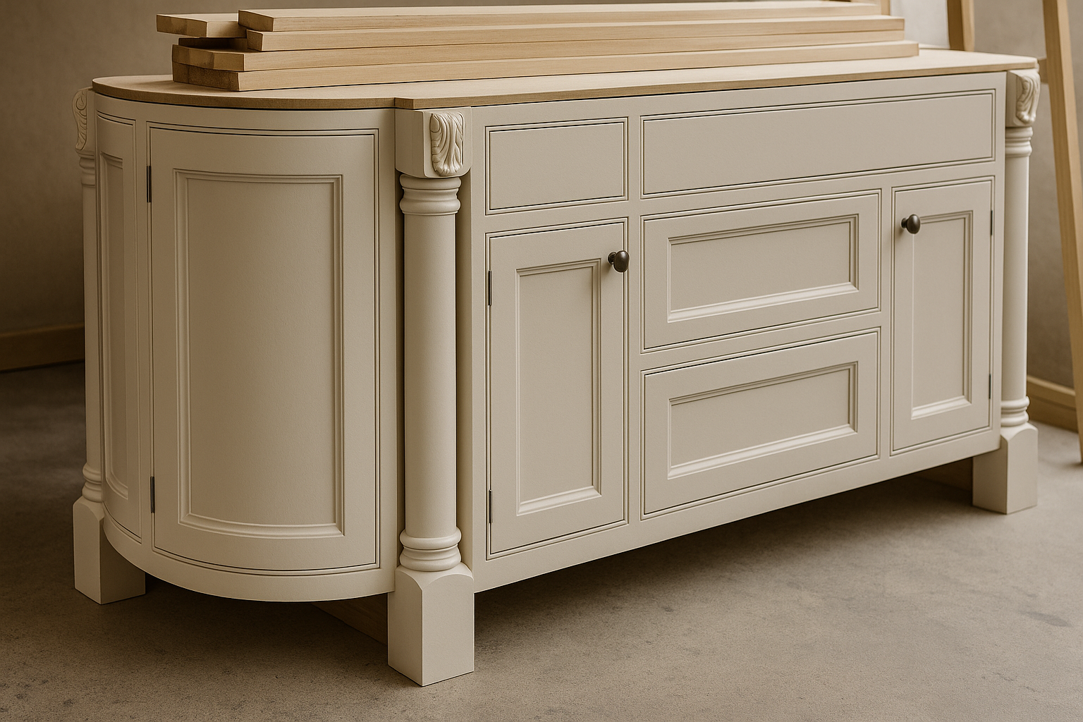 gibsons wooden kitchen drawers in production